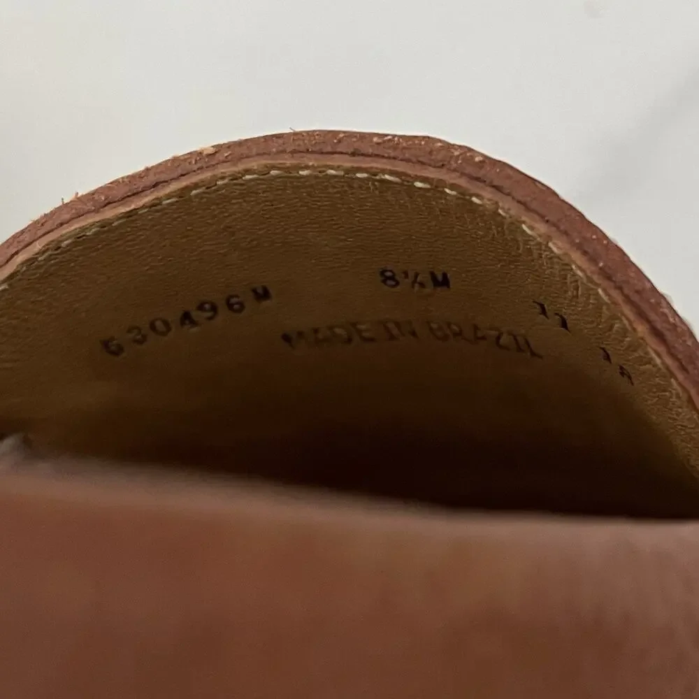 Martin Dingman Brown Leather Loafers size 8.5